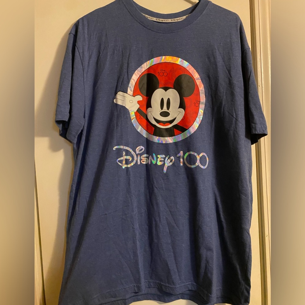 Disney authentic 100th anniversary Mickey Mouse shirt XL